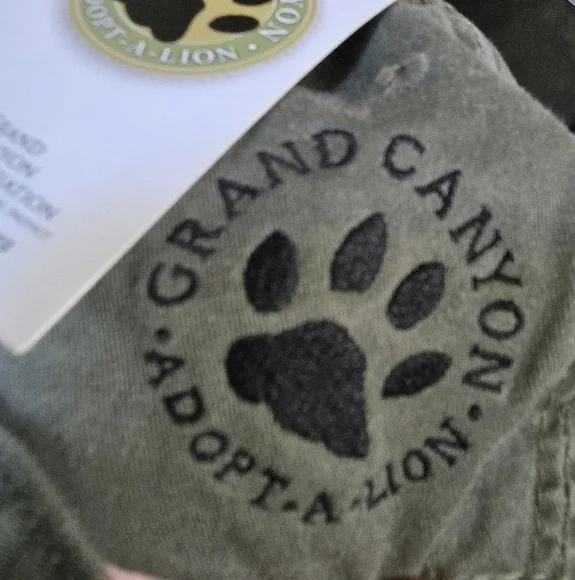 Grand Canyon Olive Cap with Embroidered mountain Lion NWT - Picture 2 of 7